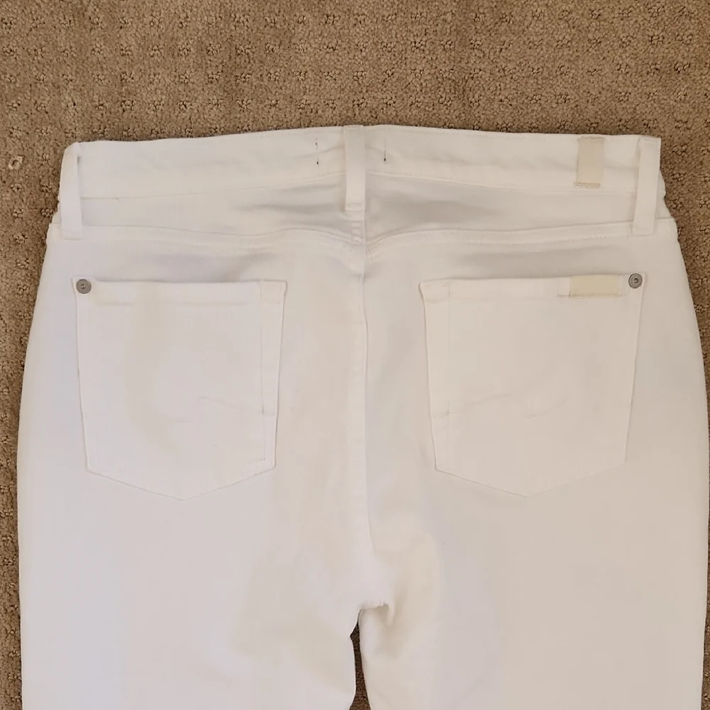 White Women's Jeans 7 For All Mankind - Picture 5 of 8